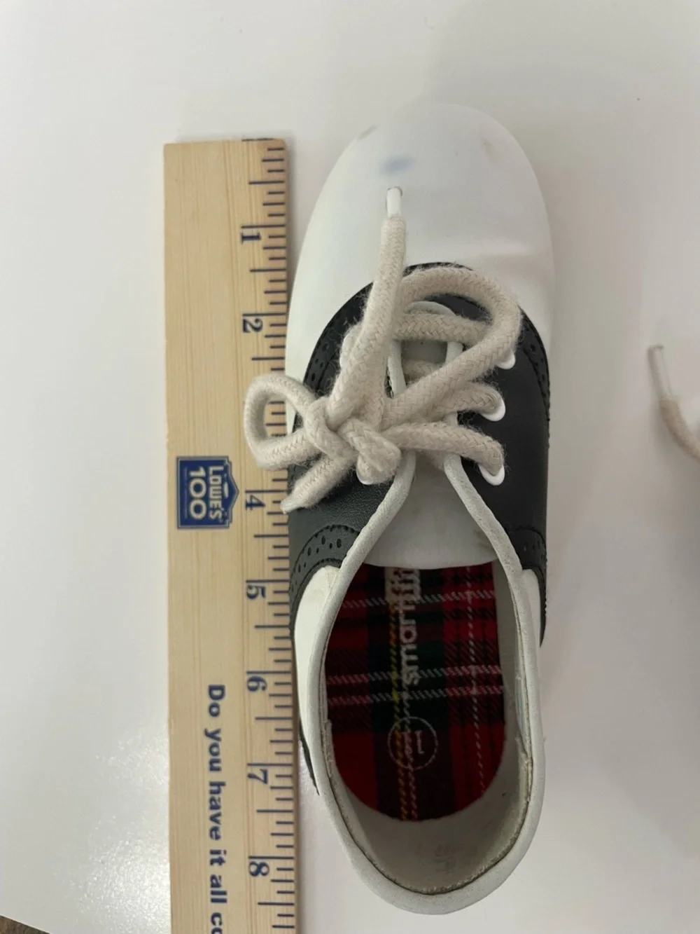SmartFit Low-Top Saddle Shoes Black White Girls 11 Girlhoodcore Cottagecore 50s
